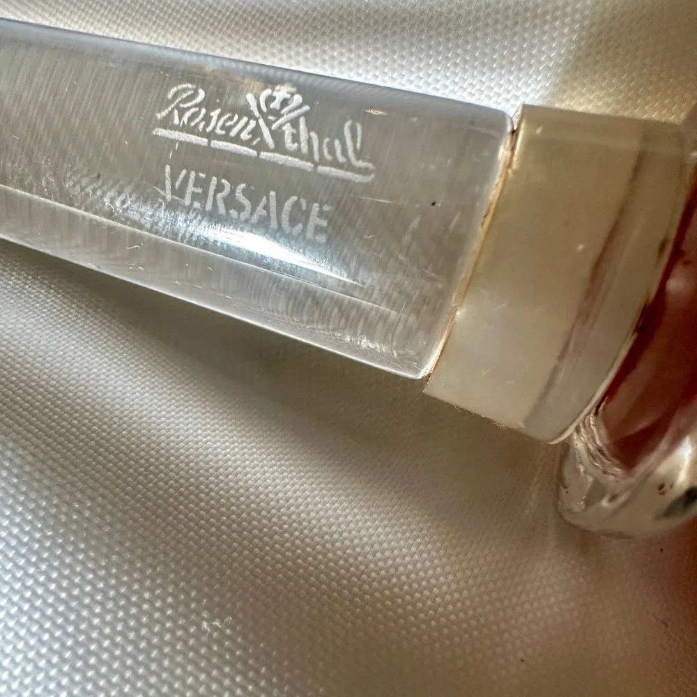 Versace Red and Clear Wine Stopper